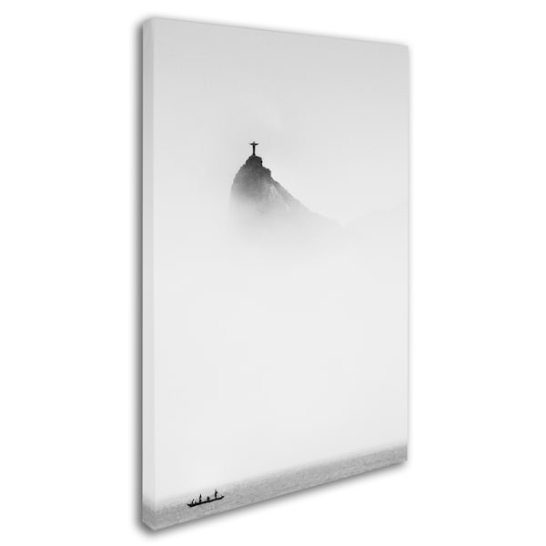 Trevor Cole 'Cristo In The Mist' Canvas Art,12x19